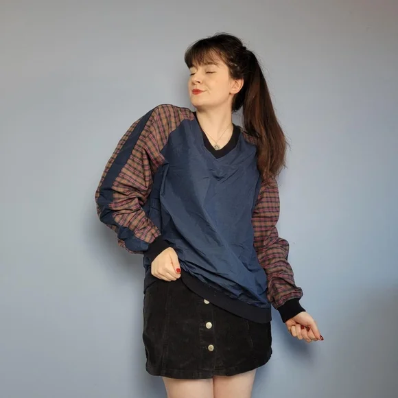 Vintage navy blue shell suit - Picture 4 of 8